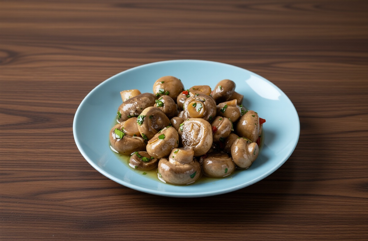 Маринованные шампиньоны: как су-вид оживляет советскую закуску