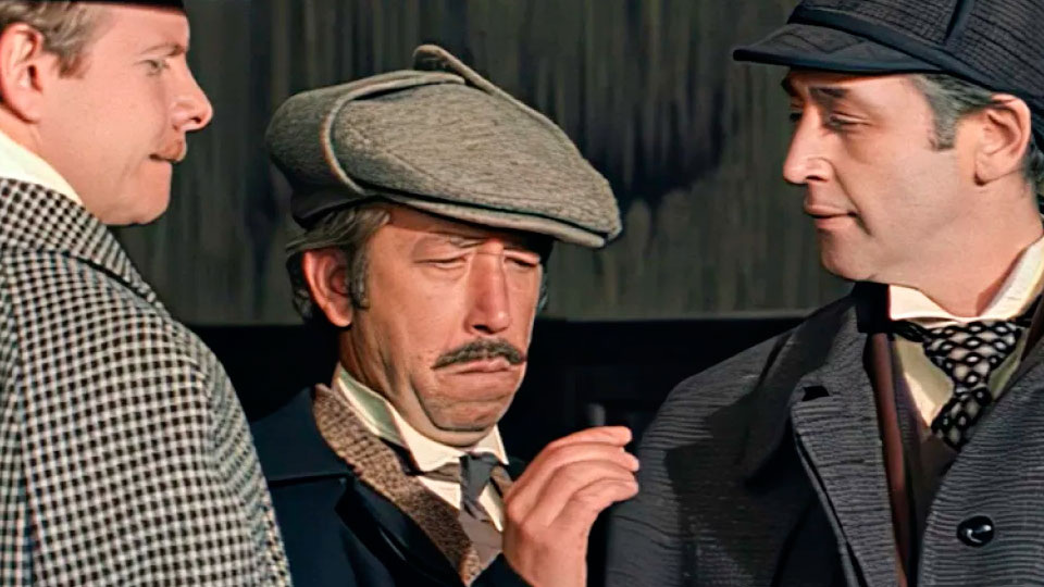 Борислав Брондуков в фильме  "Приключения Шерлока Холмса"