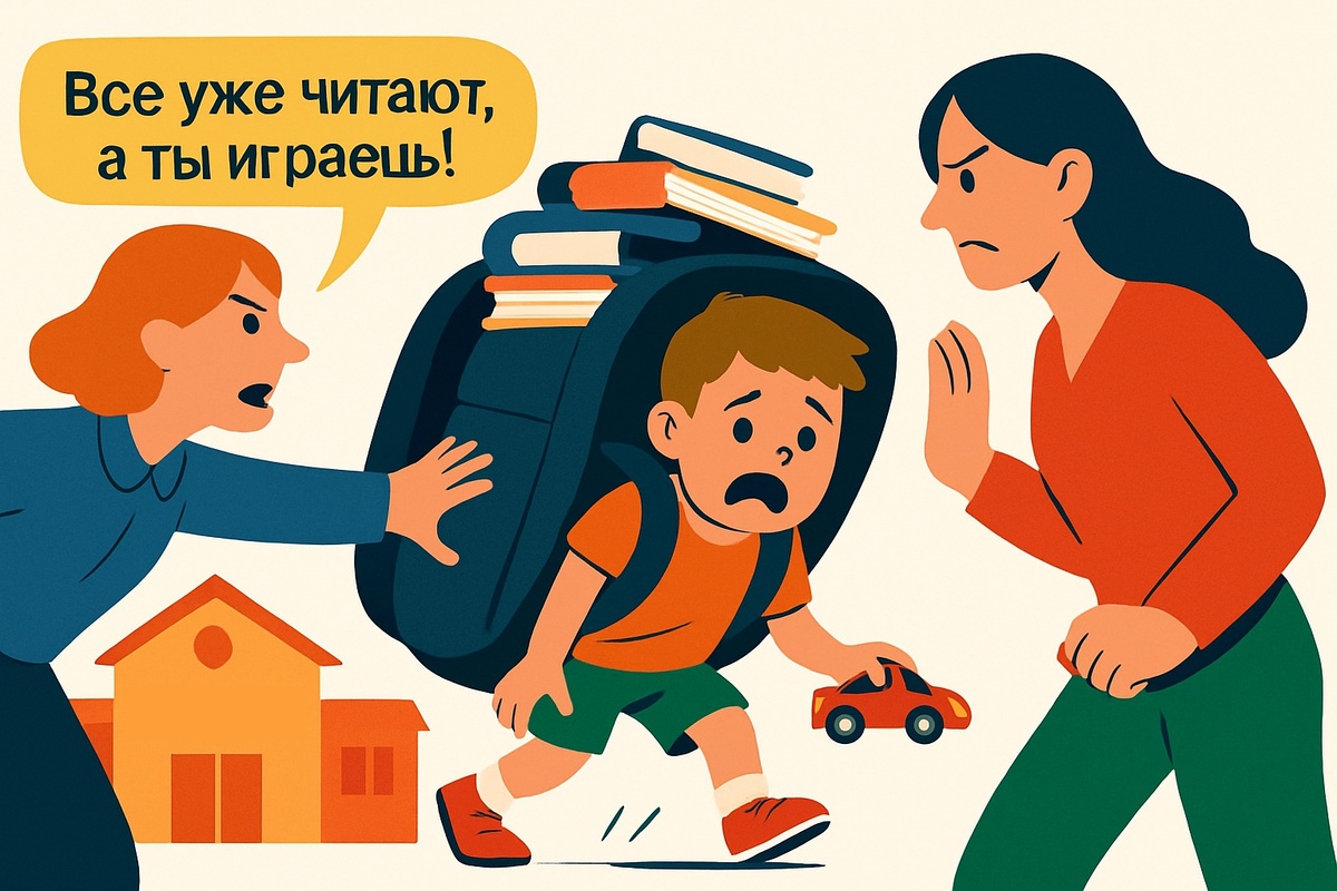 В 6 лет — рано, в 8 — поздно? Все давят: "Отдавай в школу пораньше, а то в армию заберут!". А я вижу, что сын не готов. Внимание — ноль, усидчивости — ноль