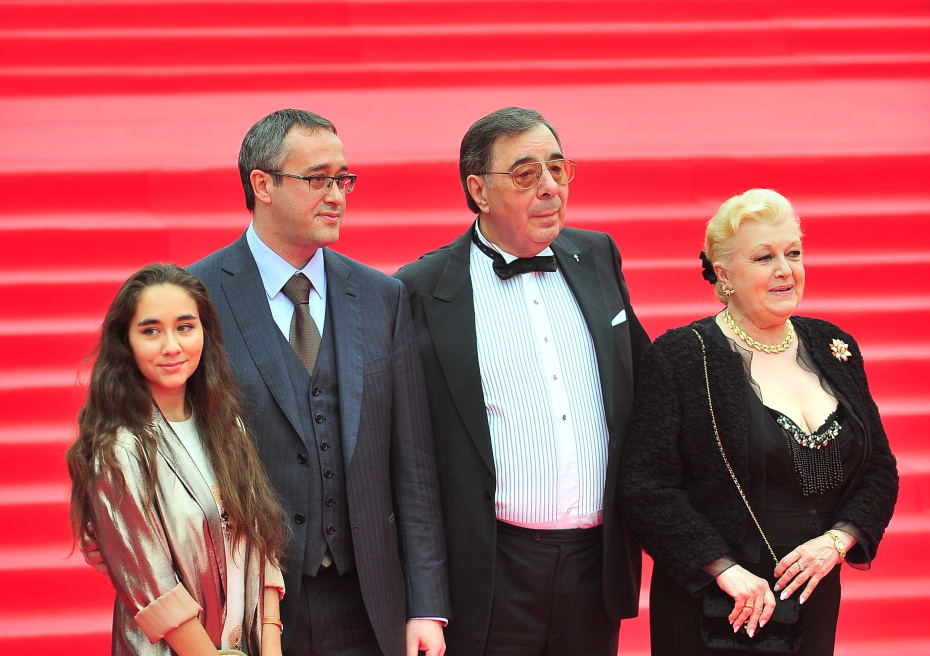 Наталья Дрожжина и Михаил Цивин на закрытии Московского кинофестиваля