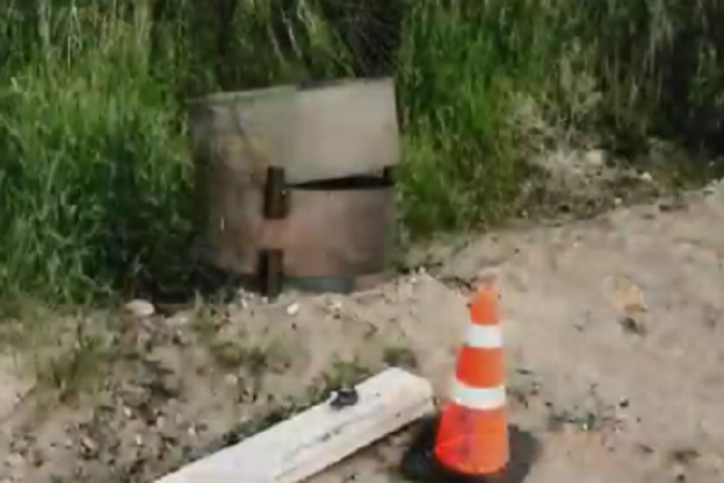 Бочка для сжигания отходов с останками