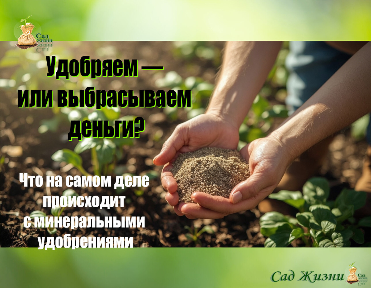 Минеральные удобрения: мы ими кормим растения — или просто тратим деньги?