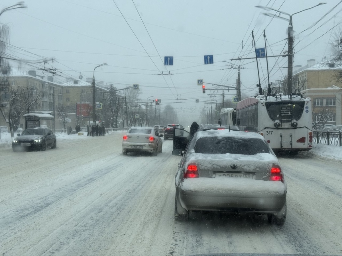 Дорога во Владимире