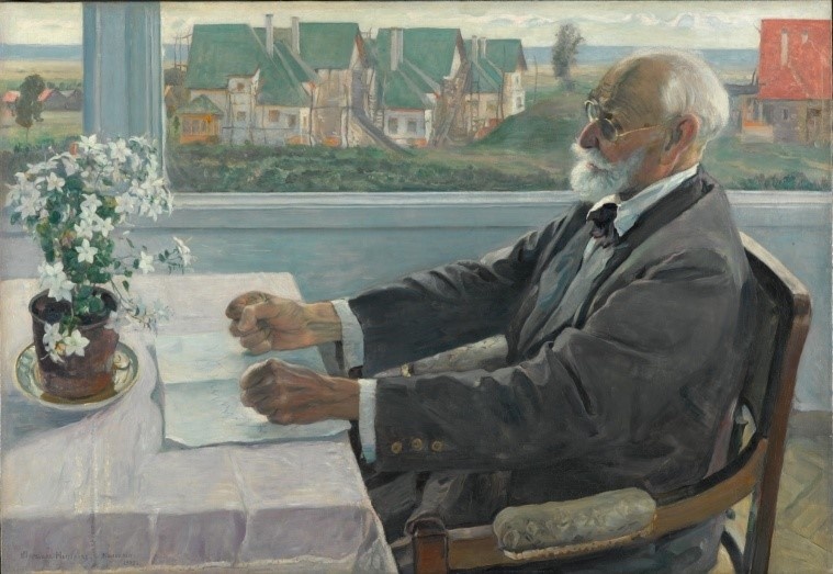 Михаил Нестеров. Портрет И.П. Павлова. 1935. Холст, масло.
Государственная Третьяковская галерея