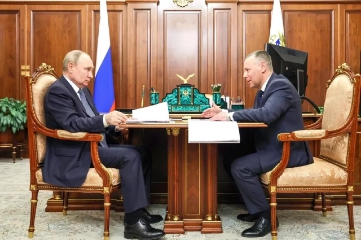    Губернатор ЯО Михаил Евраев рассказал Путину о поддержке участников СВО