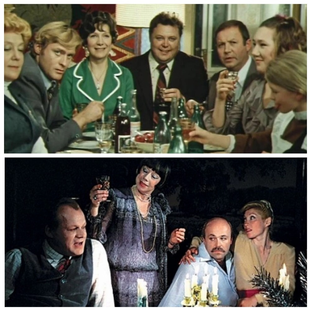 Две семьи справляют новоселье как раз на Старый Новый год. 