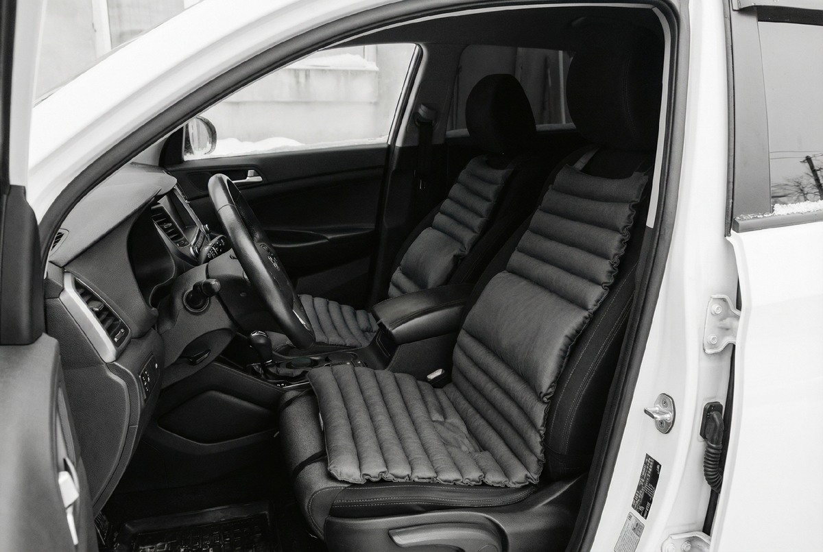 Накидка на сиденье автомобиля с лузгой гречихи: неожиданно личный опыт