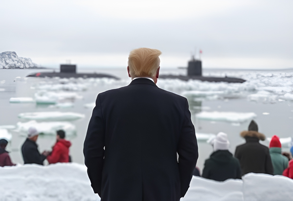 В США уже подготовили закон об аннексии датского острова.  Фото: Изображение сгенерировано нейросетью Kandinsky 3.1