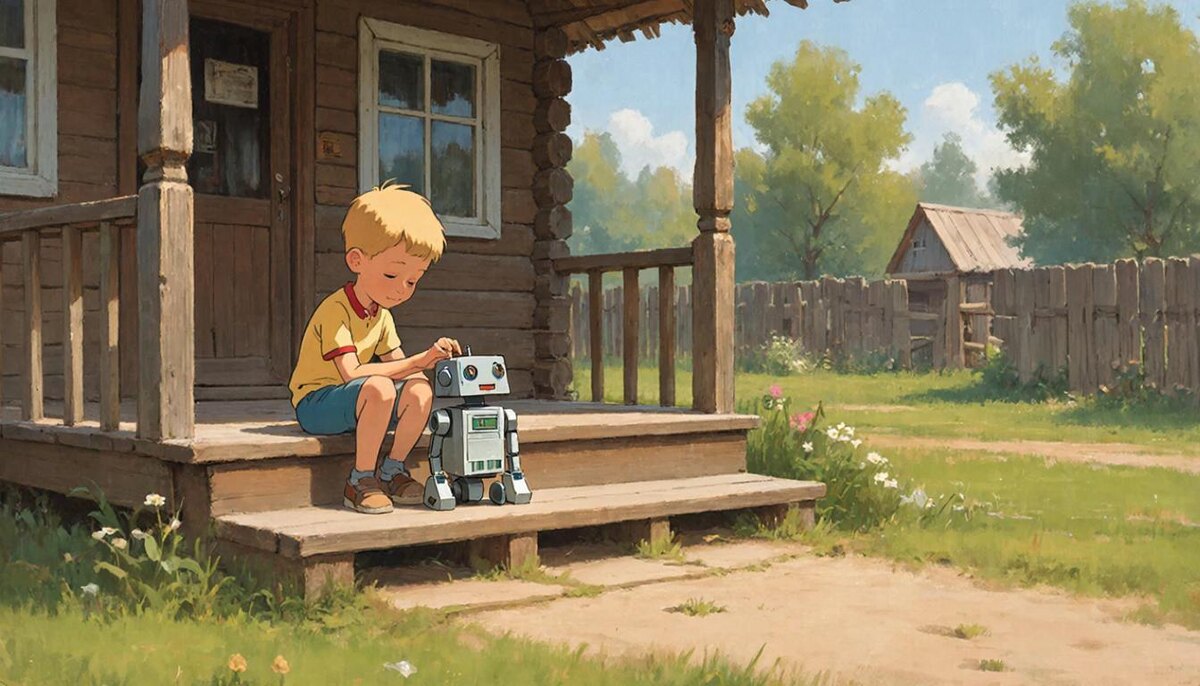 Профессор Умнодар в детстве