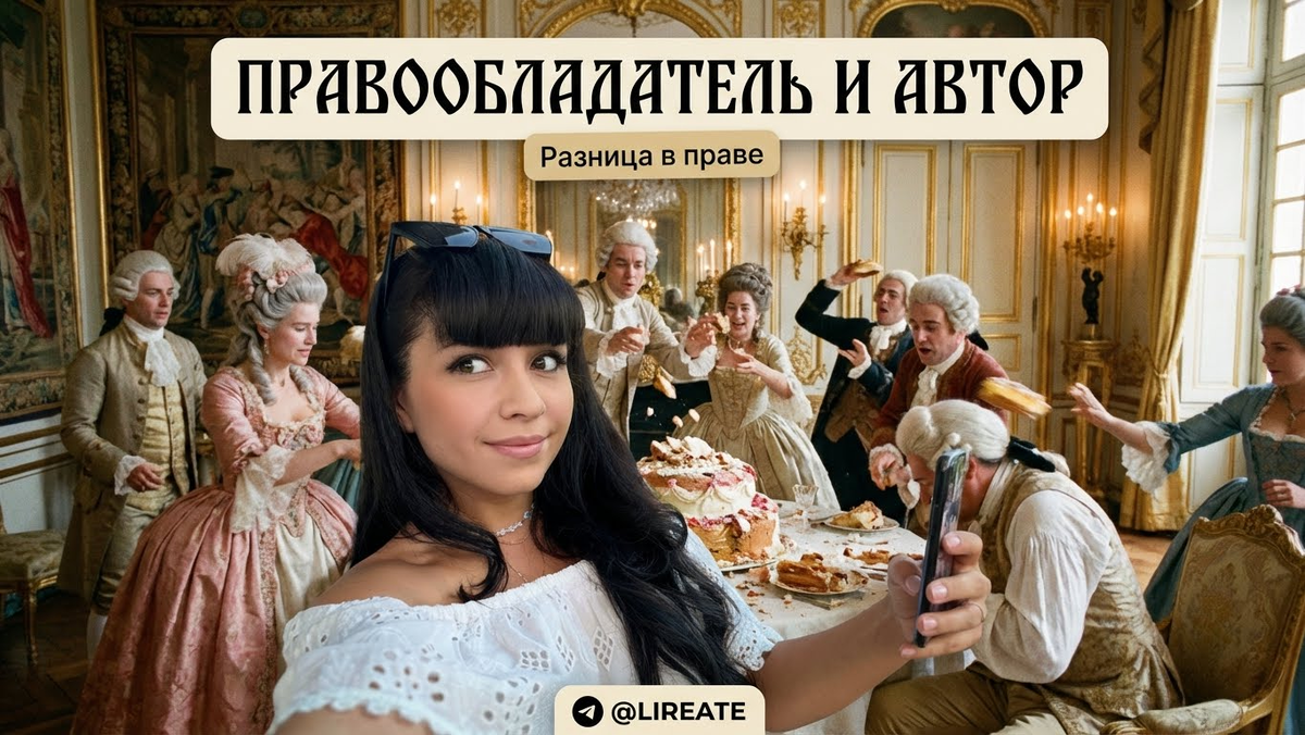    Разъяснение различий между правообладателем и автором в области интеллектуальной собственности Лирейт