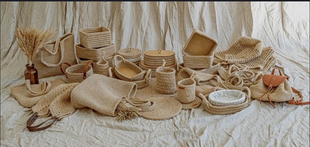 Изделия из джута своими руками