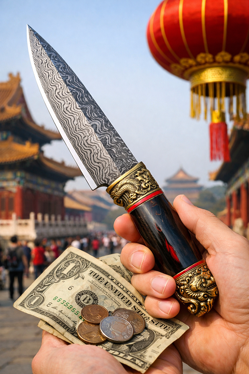 Нож красивый китайский 