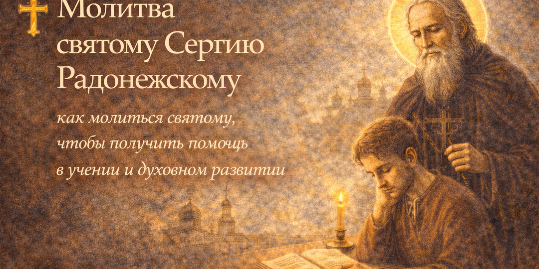 Молитва святому Сергию Радонежскому: как молиться святому, чтобы получить помощь в учении и духовном развитии