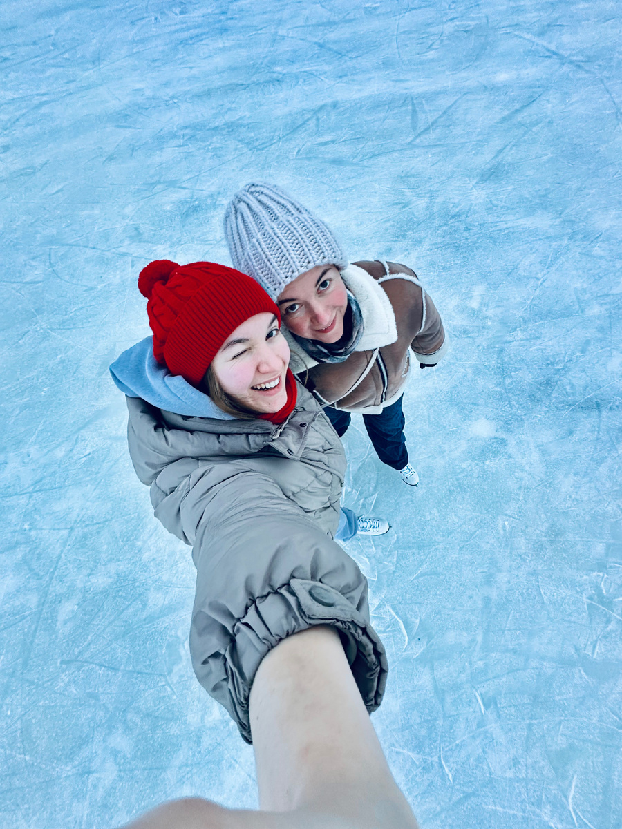 Мы с мамой ловим моменты вместе❤️