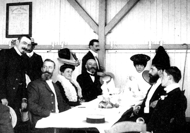 Заменгоф на первом съезде эсперантистов. Булонь, 1905 г.