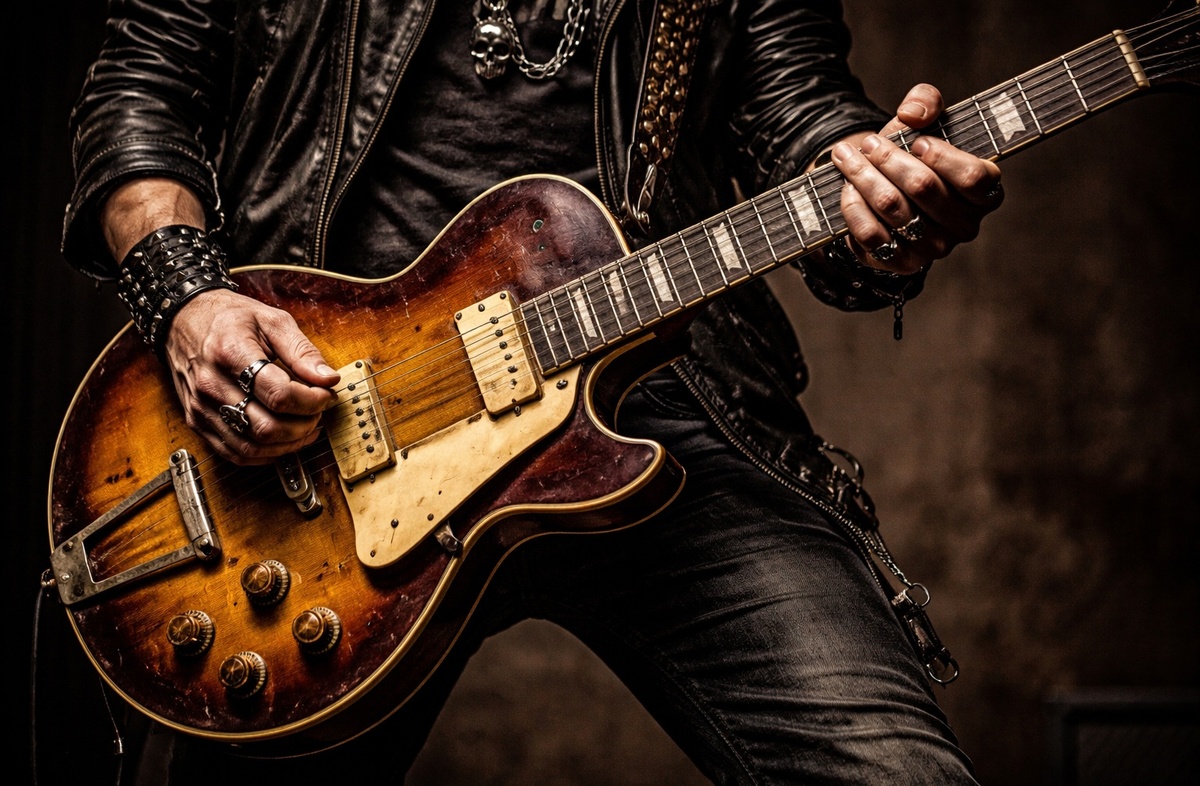 Как могла бы выглядеть гитара 1950-х годов, в эпоху зарождения рока