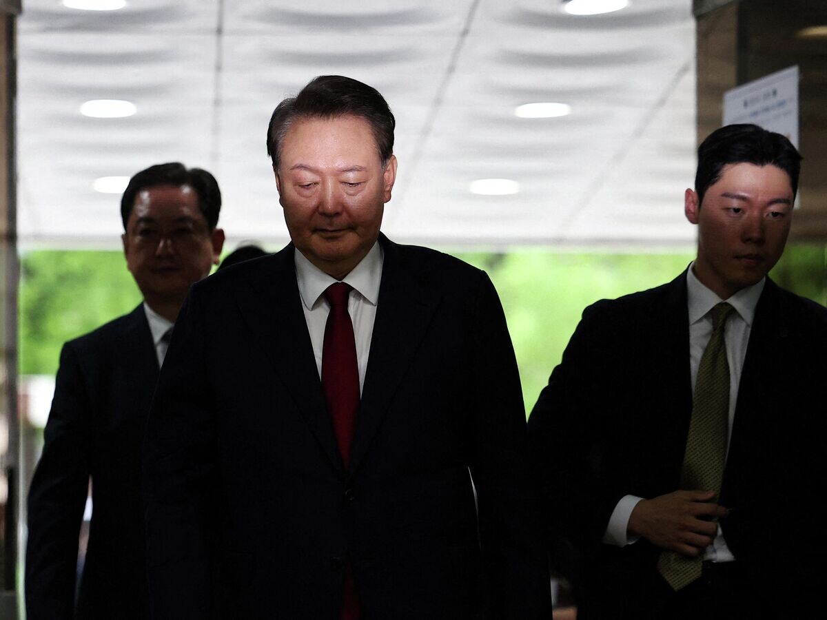    Бывший президент Южной Кореи Юн Сук Ёль в Сеула | © REUTERS / Kim Hong-Ji