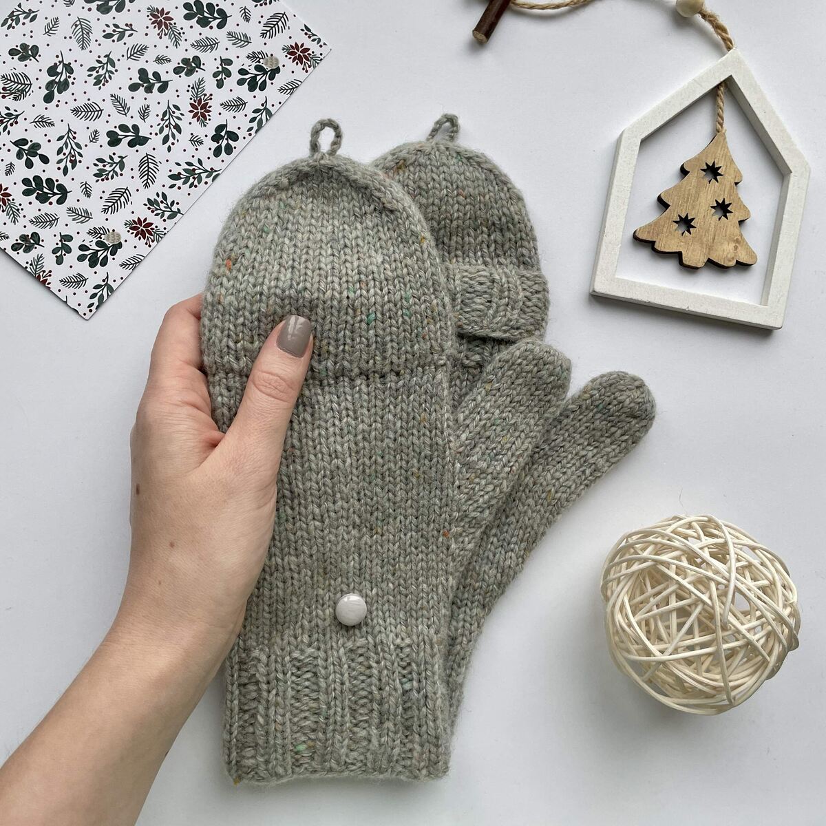 Варежки "Твист" - описание на сайте by-annike.ru