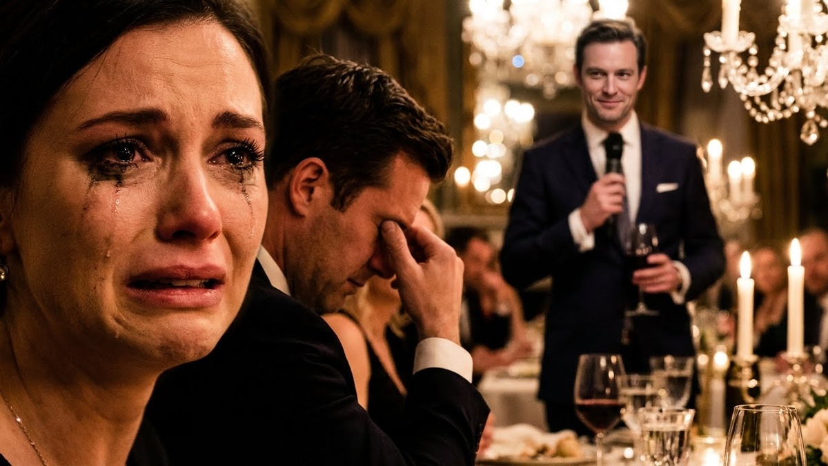 истерика жены и позор любовника, пока муж на заднем плане с ледяным спокойствием заканчивает свой тост