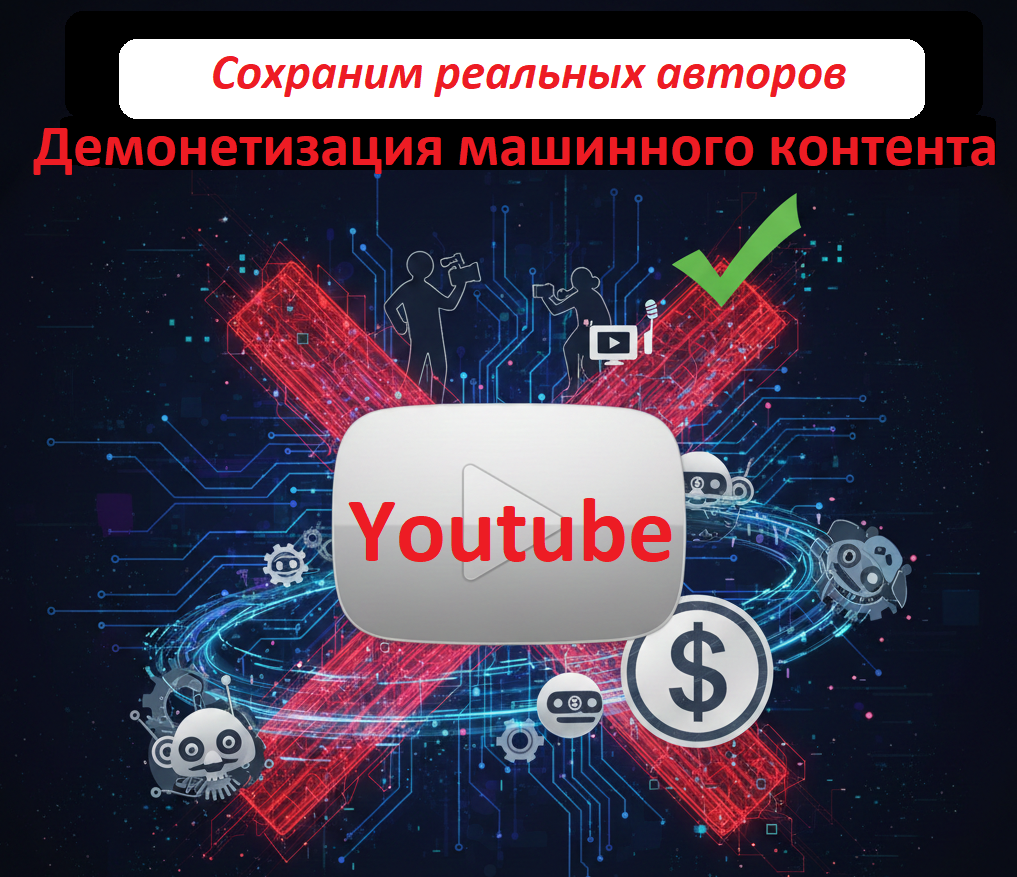 YouTube начал массово лишать монетизации авторов ИИ-контента