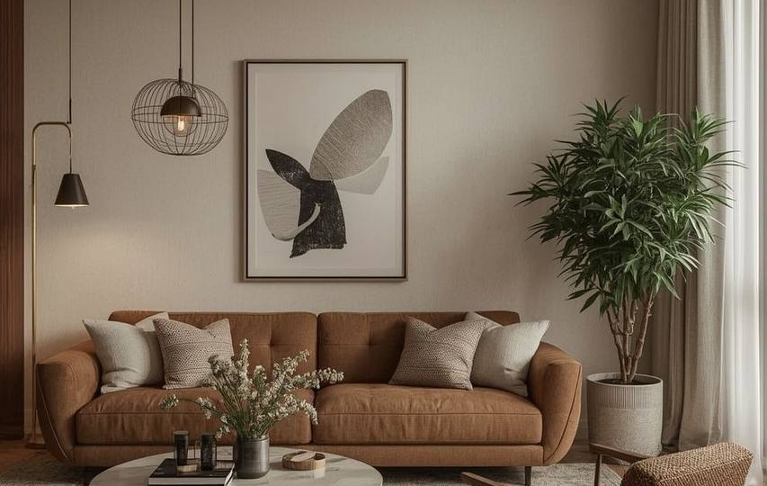 Коричневый в интерьере 2026: тренд на теплые оттенки. Как создать уют в квартире с помощью цвета?