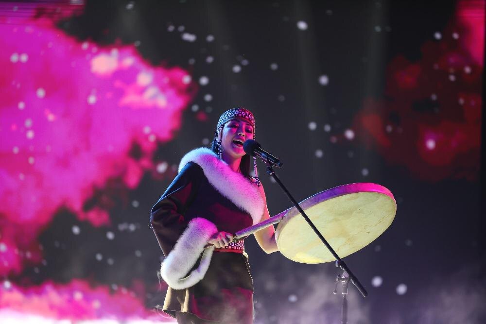 Олит на телепроекте НТВ «Страна талантов». Здесь и далее фото из архива О. Тевлянаут