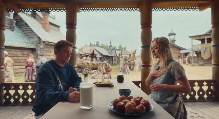 Я-а-аблоки с молоком...