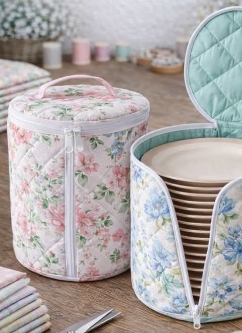 Текстильные хранилища для тарелок