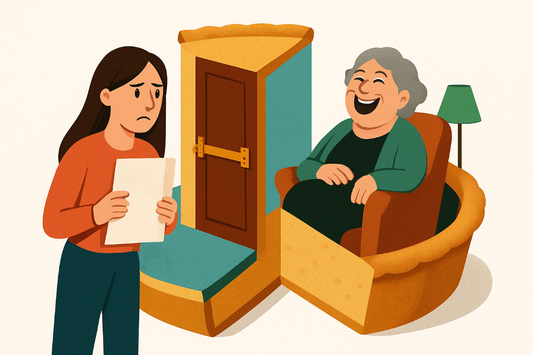 Папа оставил завещание на меня. Я думала — это гарантия. Но мачеха пришла и забрала 1/4. Теперь она живет там одна, а меня не пускает