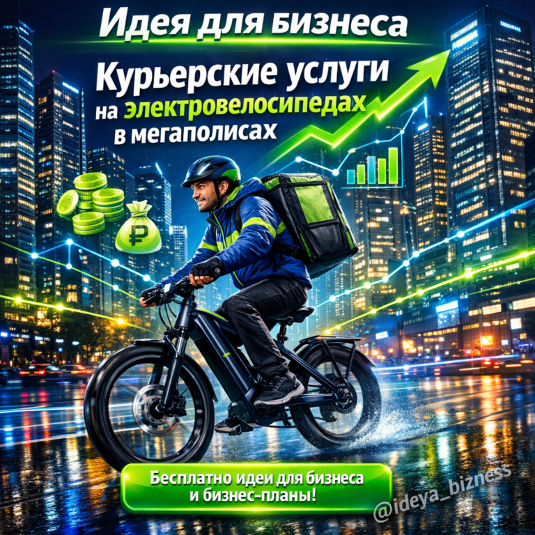    Бизнес-план: Курьерские услуги на электровелосипедах в мегаполисах admin