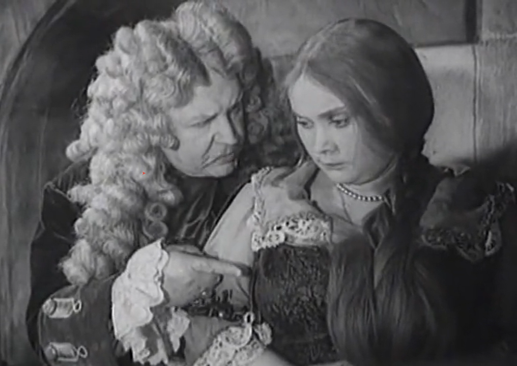 Кадр из фильма "Петр Первый" (1937 г., реж. В. Петров). Киноцитата: "Не вернешься добром, спознаешься с топором"