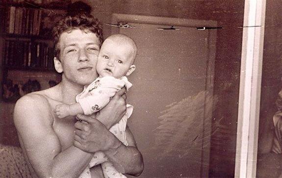 Борис Рыжий и его сын