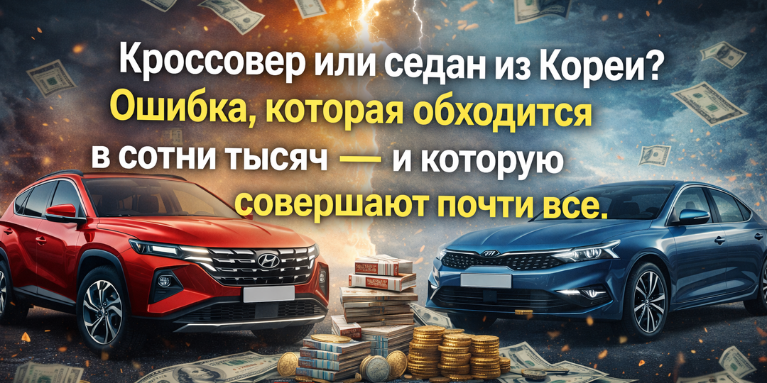 Кроссовер или седан из Кореи? Ошибка, которая обходится в сотни тысяч — и которую совершают почти все