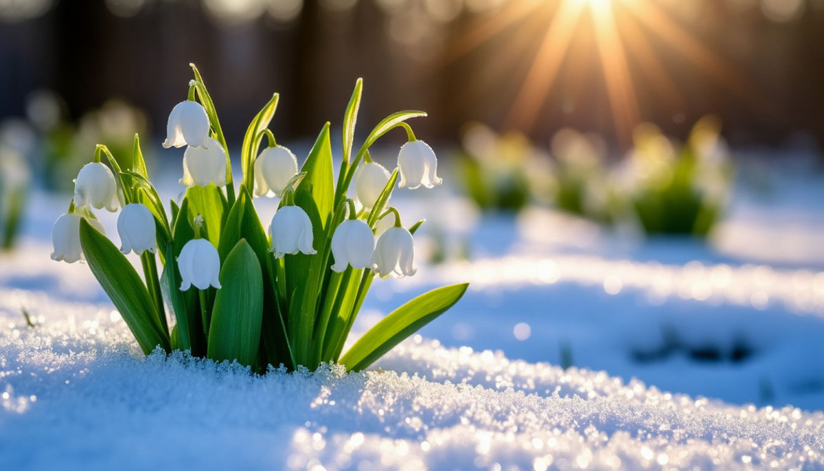 Ландыши зимой.