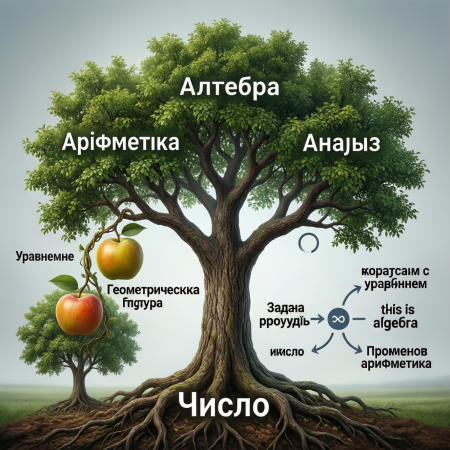 Число — это общий язык. Геометрическая задача (найти площадь) сводится к арифметической (перемножить числа), которая может потребовать алгебраического решения (решить уравнение). Это не разные предметы — это разные этапы одного пути!