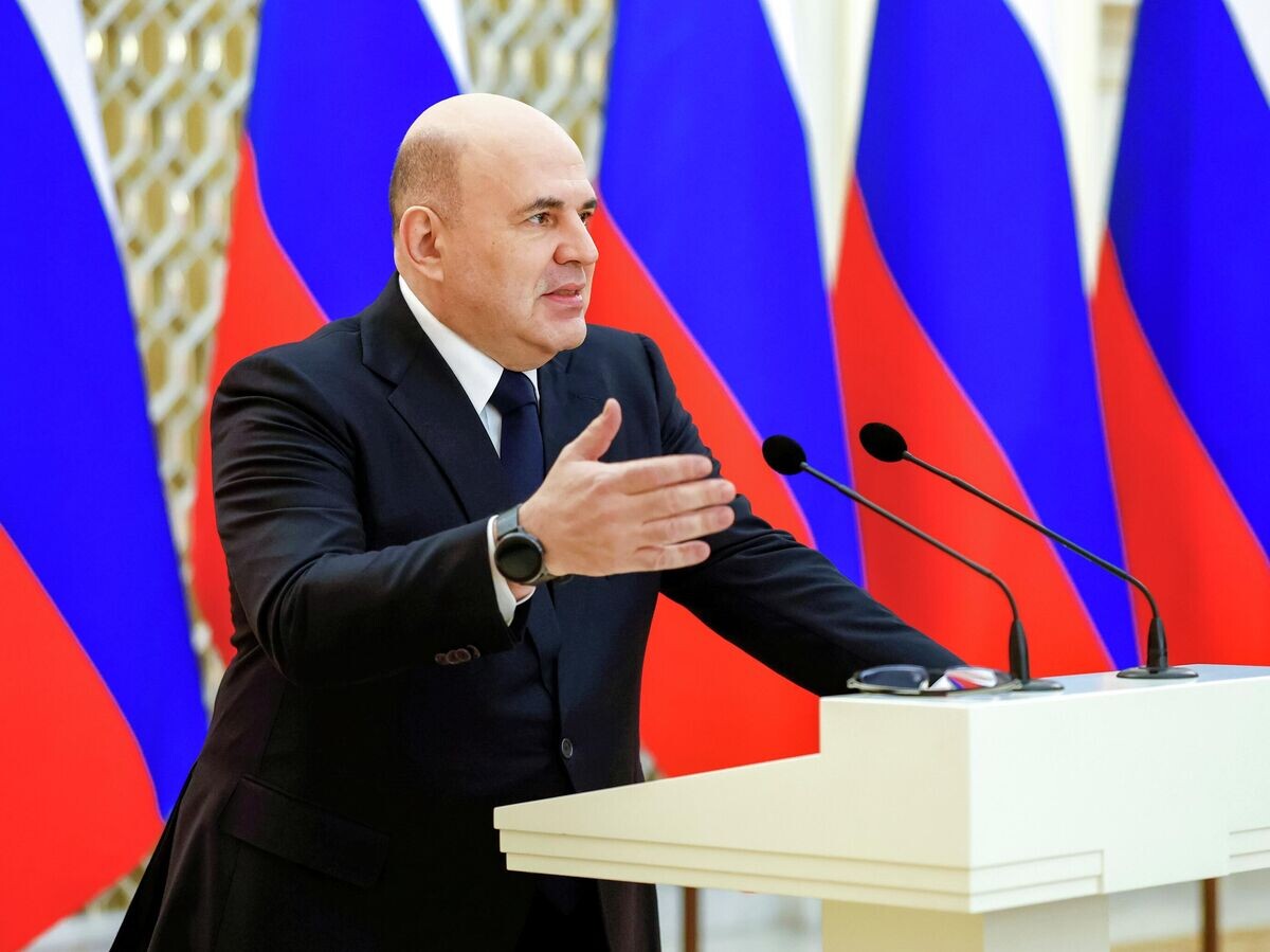    Председатель правительства РФ Михаил Мишустин на церемонии вручения премий правительства в области средств массовой информации за 2025 год | © РИА Новости / Дмитрий Астахов