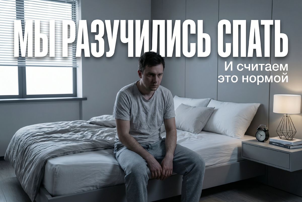 Мы разучились спать — и даже не заметили этого