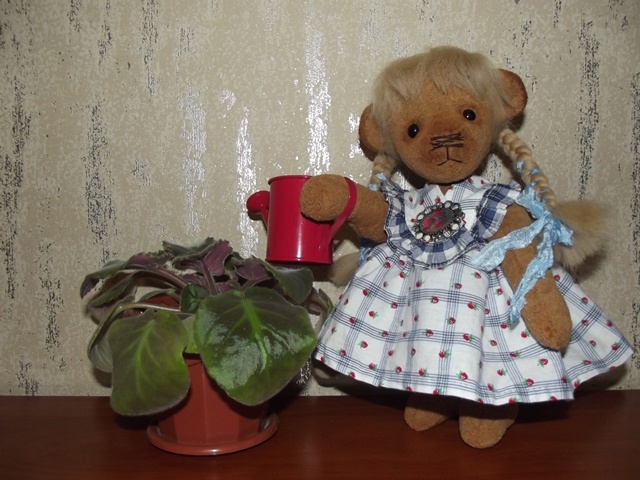 Мой работа - мишка-тедди Светочка. В частной коллекции. Фото автора