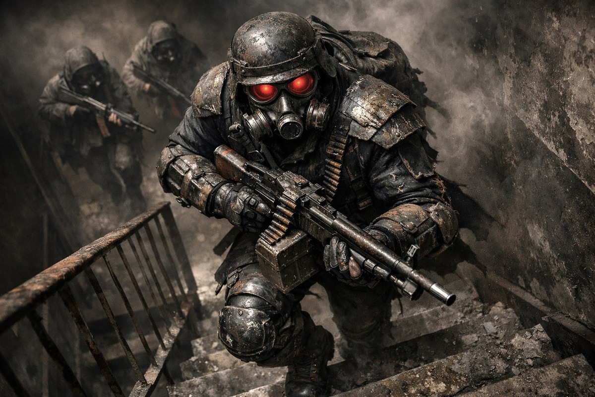 Прорываясь вверх, на крышу - сквозь преграды...