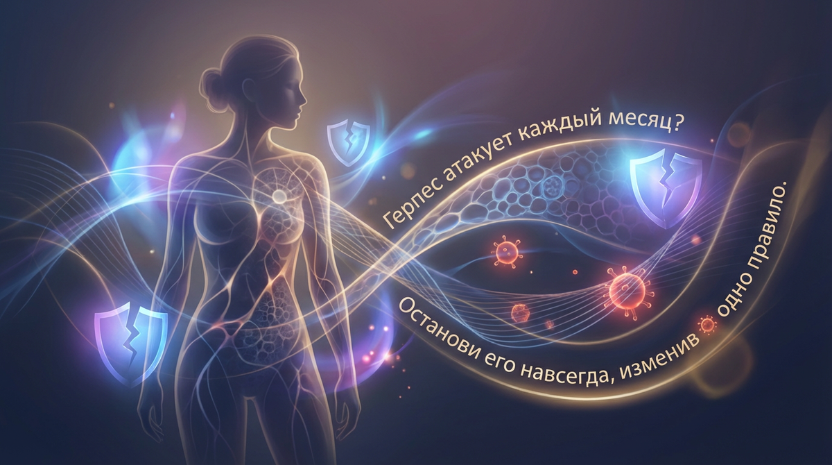 Герпес атакует каждый месяц? Останови его навсегда, изменив одно правило
