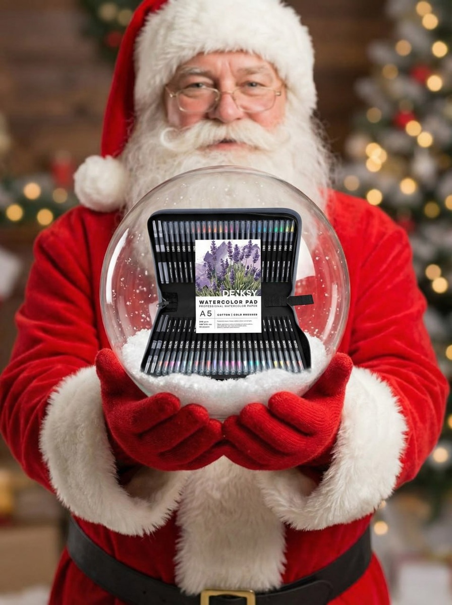 на фото большой набор акварельных маркеров DENKSY 48 цветов, артикул WB 213788033