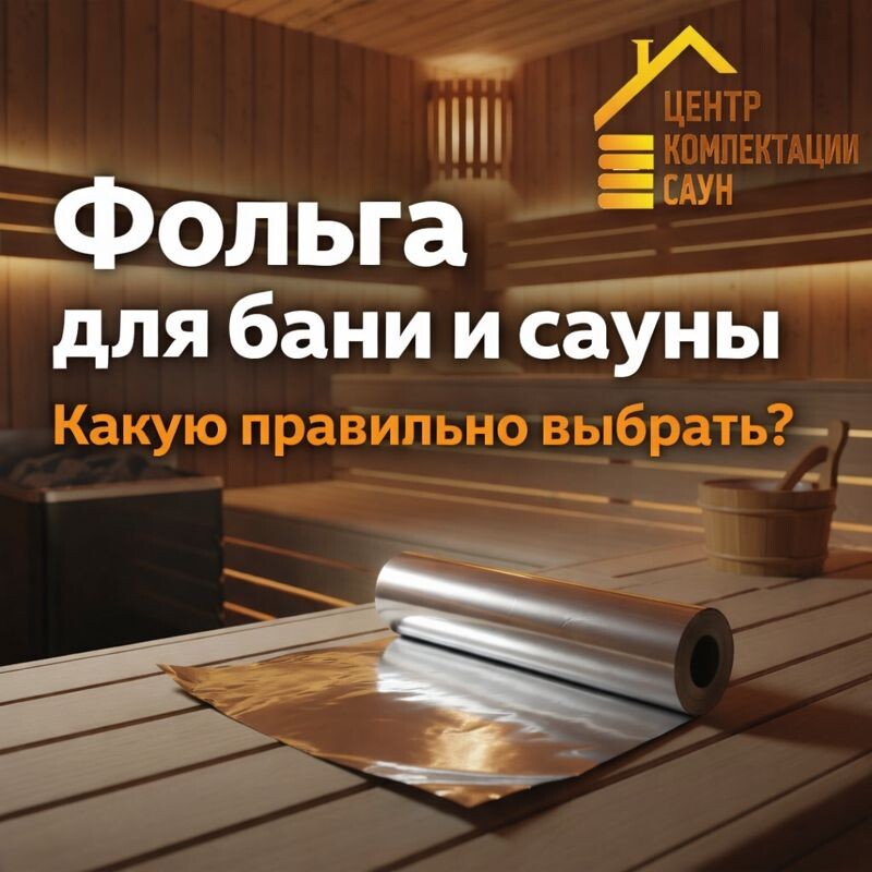 Фольга для бани