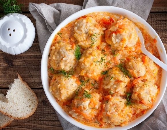 Мясные "ежики" с рисом из детства — в поджарку всегда добавляю необычный "морской" ингредиент