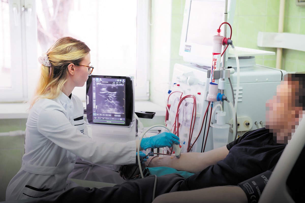 Пациенты с нефропатией вынуждены переходить на гемодиализ и другие виды заместительной почечной терапии. Фото: МКНИЦ Больница 52
