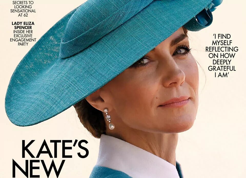    Кейт Миддлтон позирует на обложке HELLO! в честь своего 44-летия