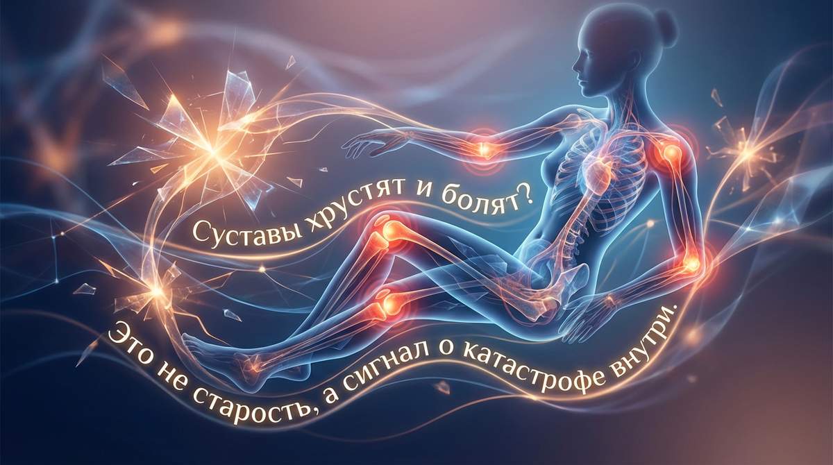 Суставы хрустят и болят? Это не старость, а сигнал о катастрофе внутри
