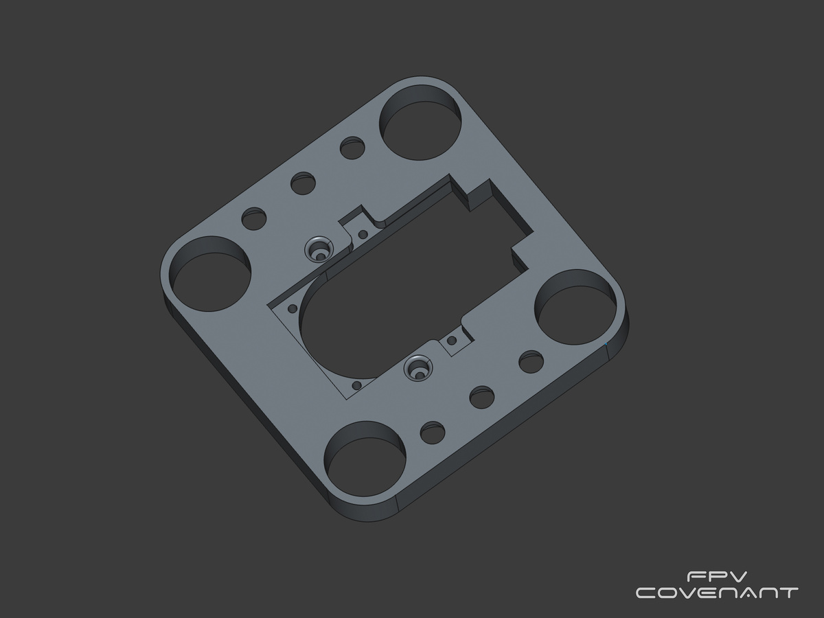 Модель кронштейна подвеса для гексакоптера Вампир