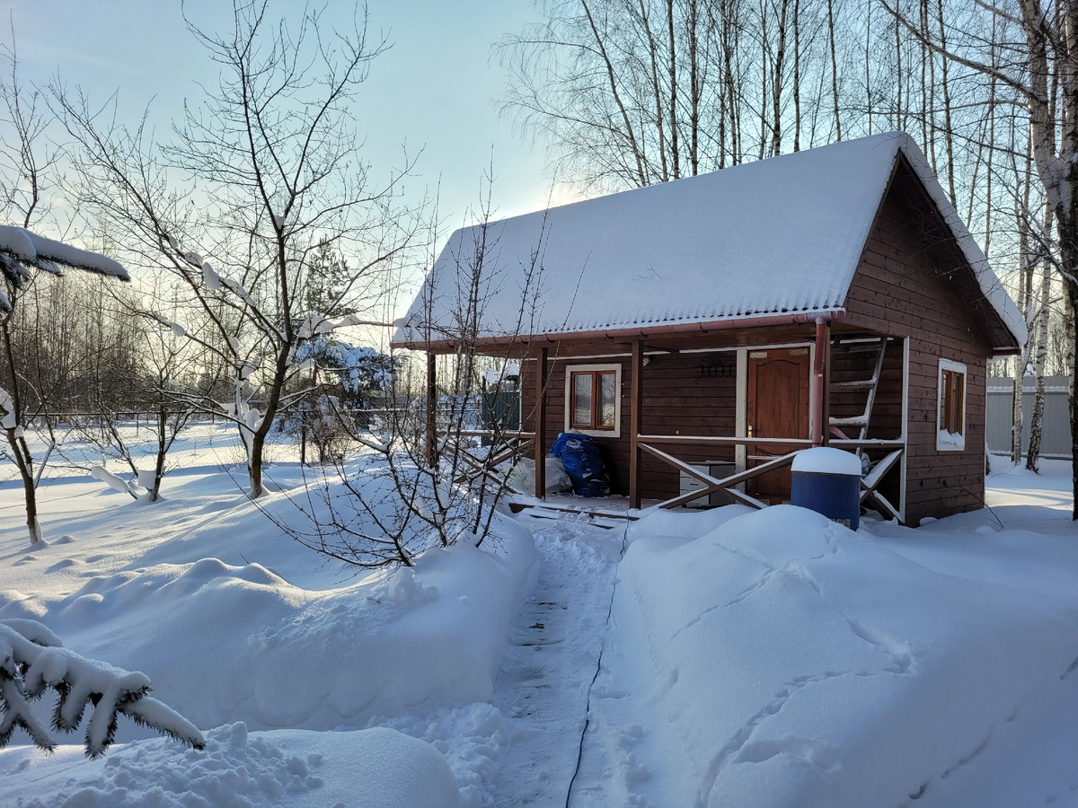 Летний домик, а будет летняя кухня.