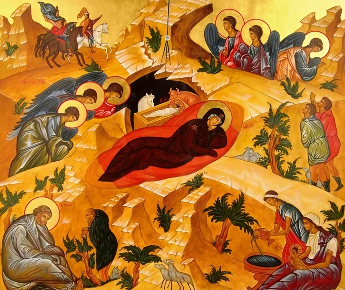 Рождество Христово. Православная икона.
