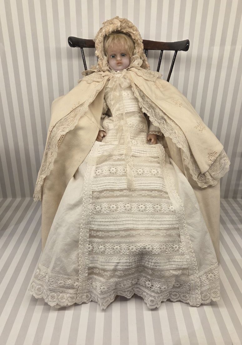 Кукла в крестильной сорочке. 1880-е. Англия. Производитель: Герберт Джон Мич